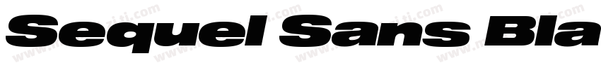 Sequel Sans Black He字体转换
